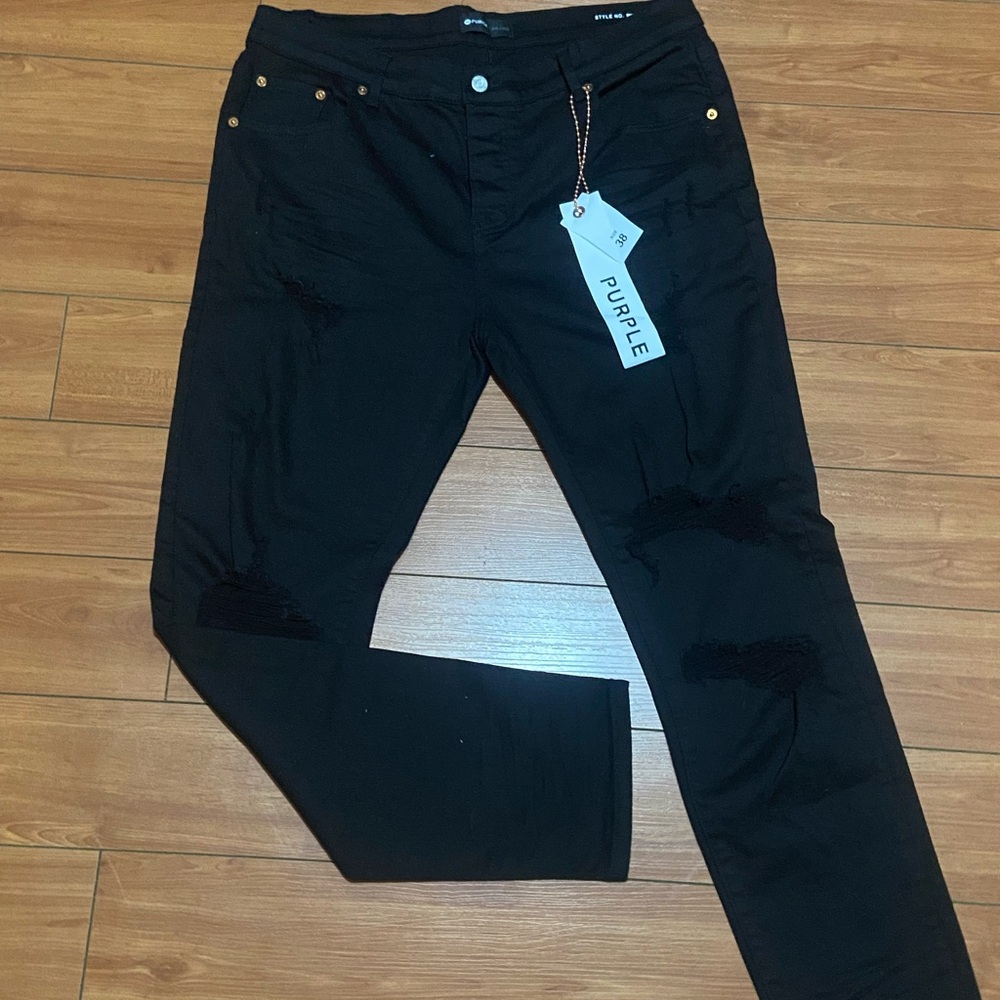 Mens black jeans